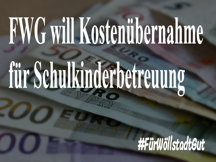 Antrag zur Kostenübernahme der Schulkinderbetreuung - Freie