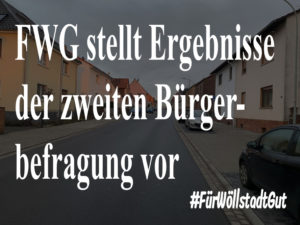 FWG stellt Ergebnisse der zweiten Bürgerbefragung vor
